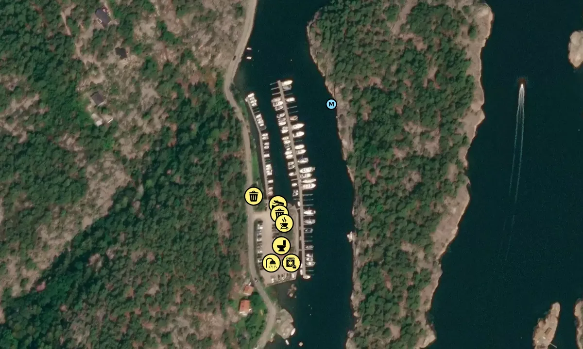 Satelite image of Hvalstrand Marina