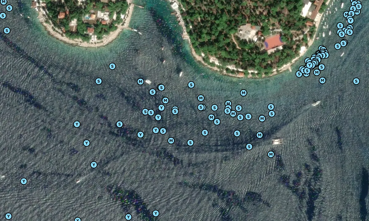 Satelite image of Hvar 1