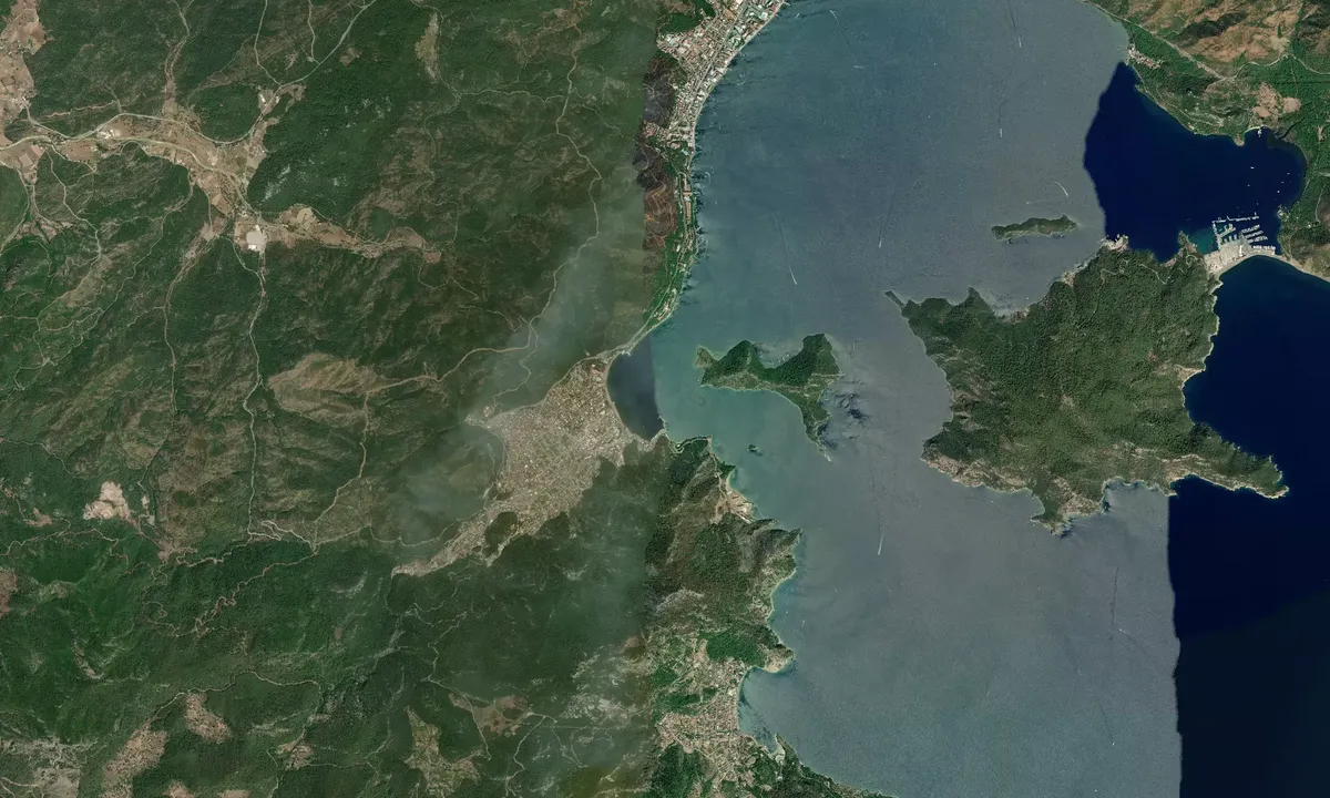 Flyfoto av Icmeler Belediye Marina