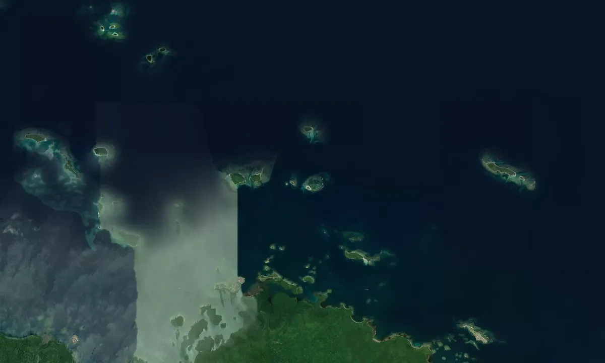 Flyfoto av Iguana Island