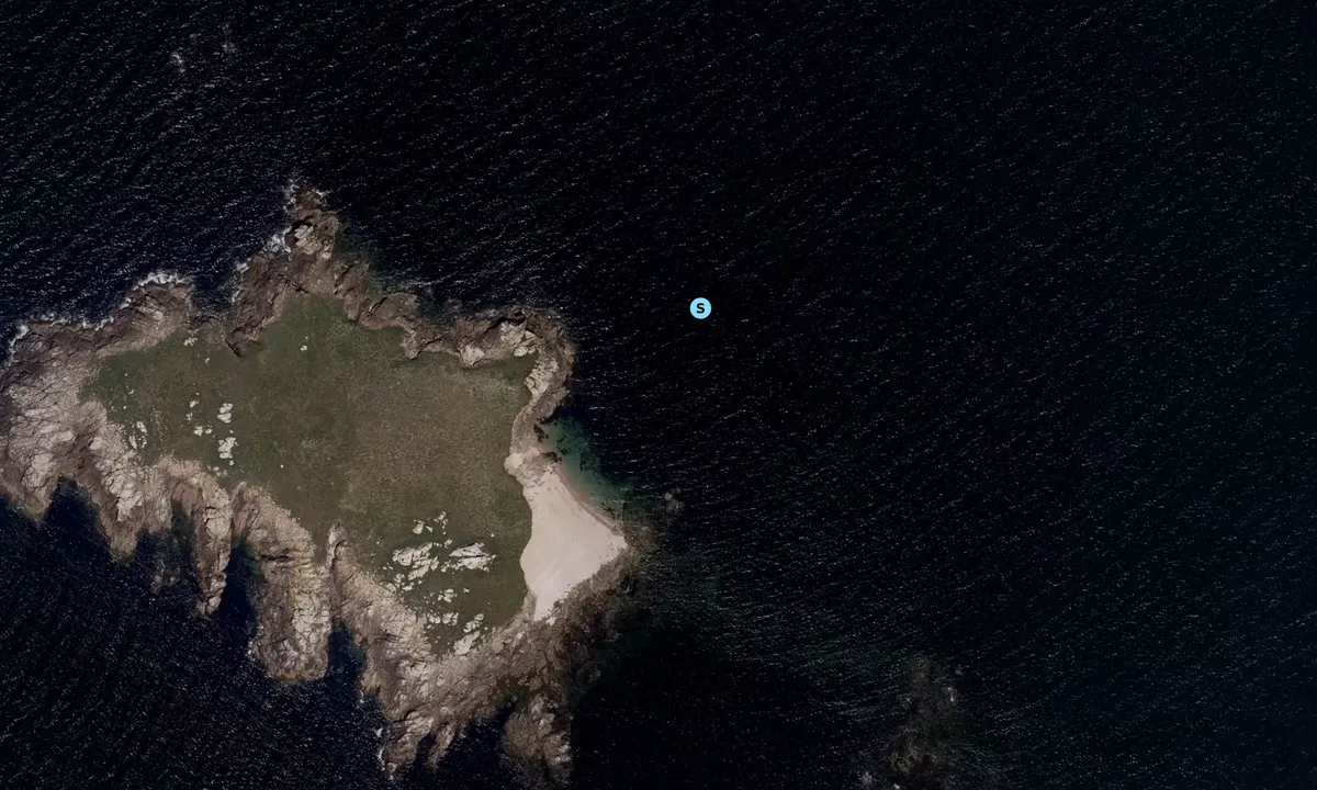 Satelite image of Île aux Chevaux