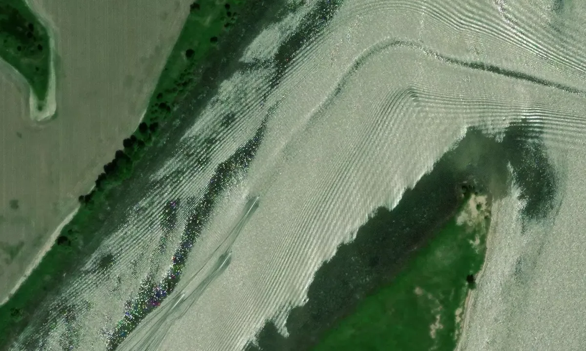 Satelite image of Ile aux Foins