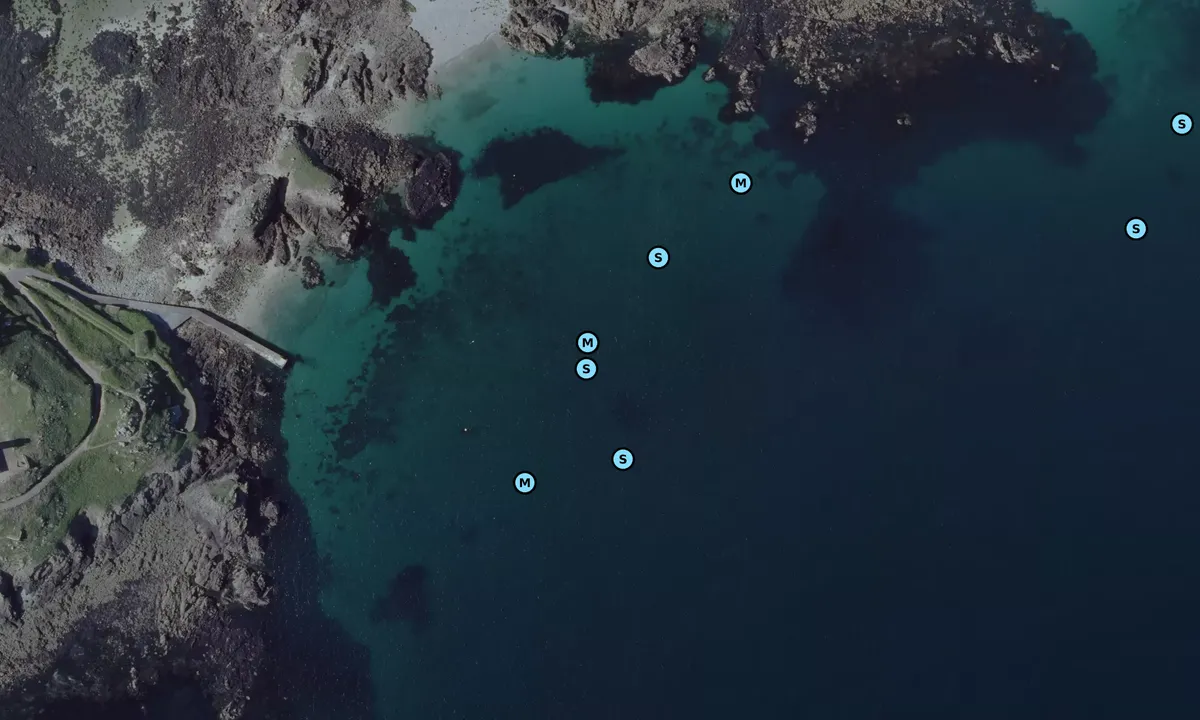 Satelite image of Île aux Moines