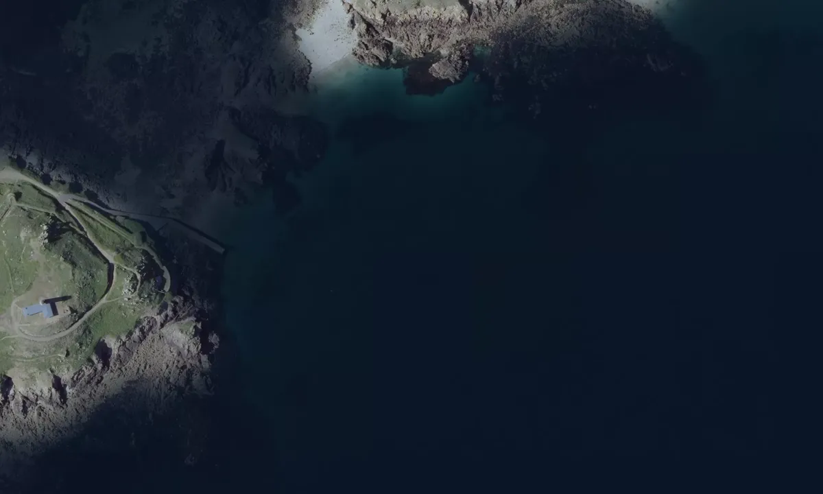Flyfoto av Île aux Moines