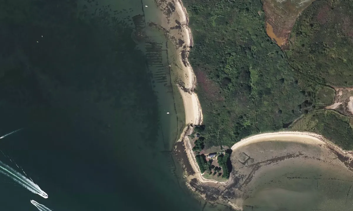Flyfoto av Île de Boed