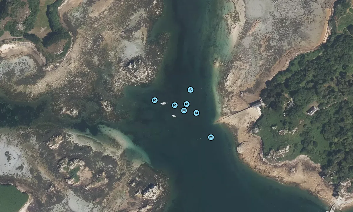 Satelite image of Ile de Brehat - 2