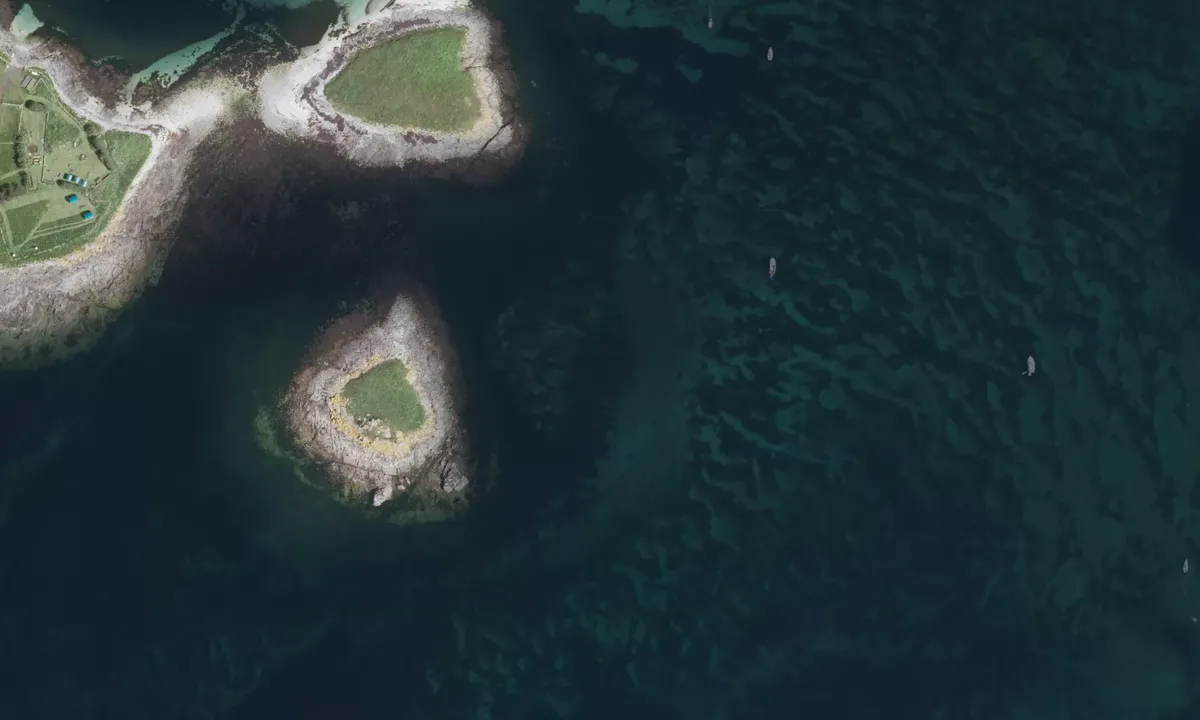 Flyfoto av Île de Drénec
