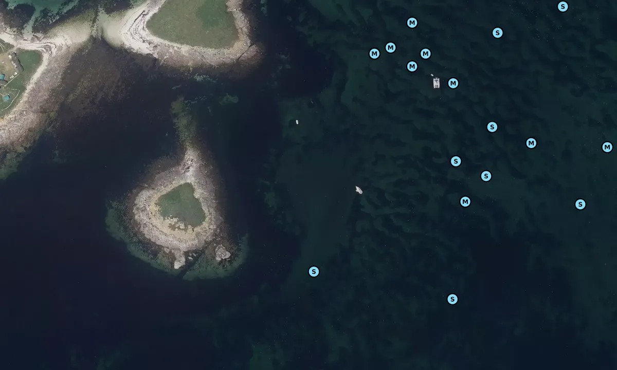 Satelite image of Île de Drénec