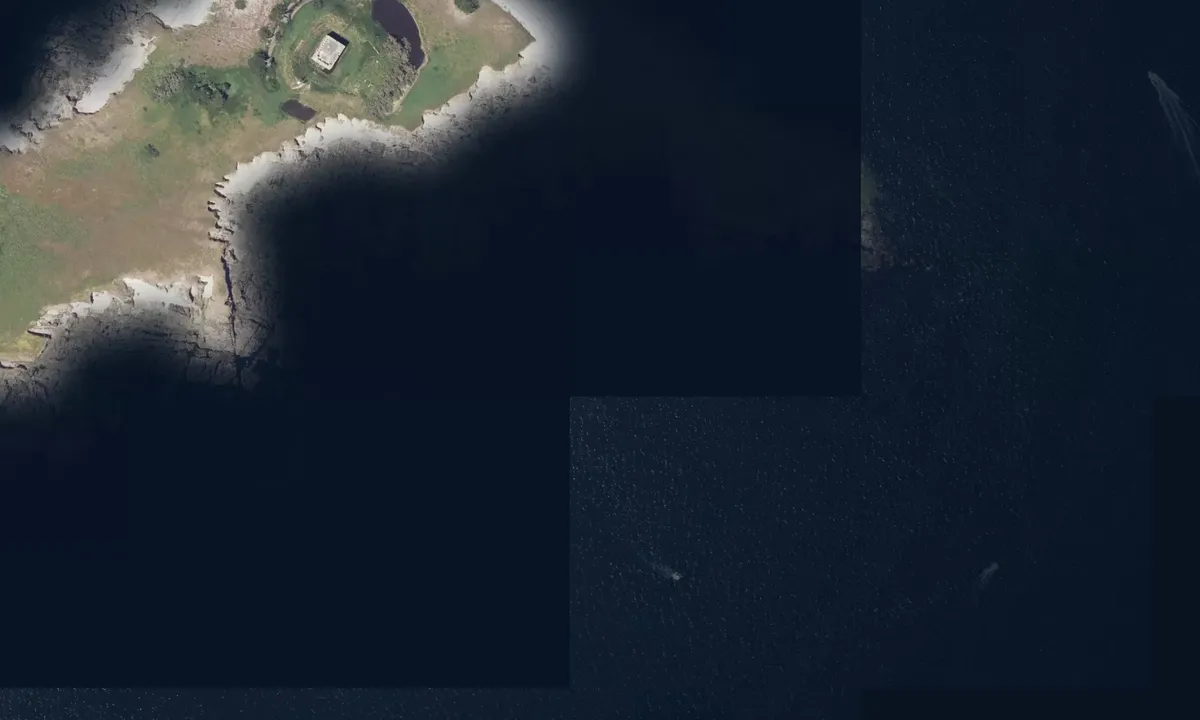 Flyfoto av Île Dumet 1