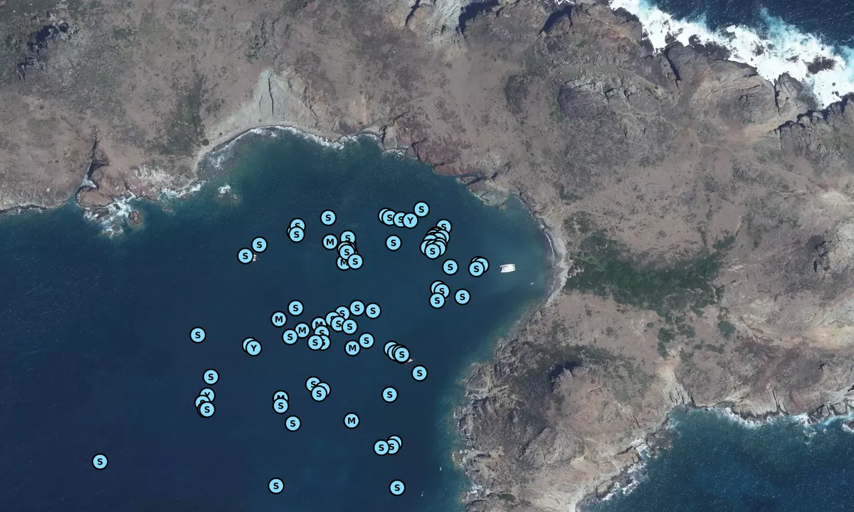 Satelite image of Ile Fourchue