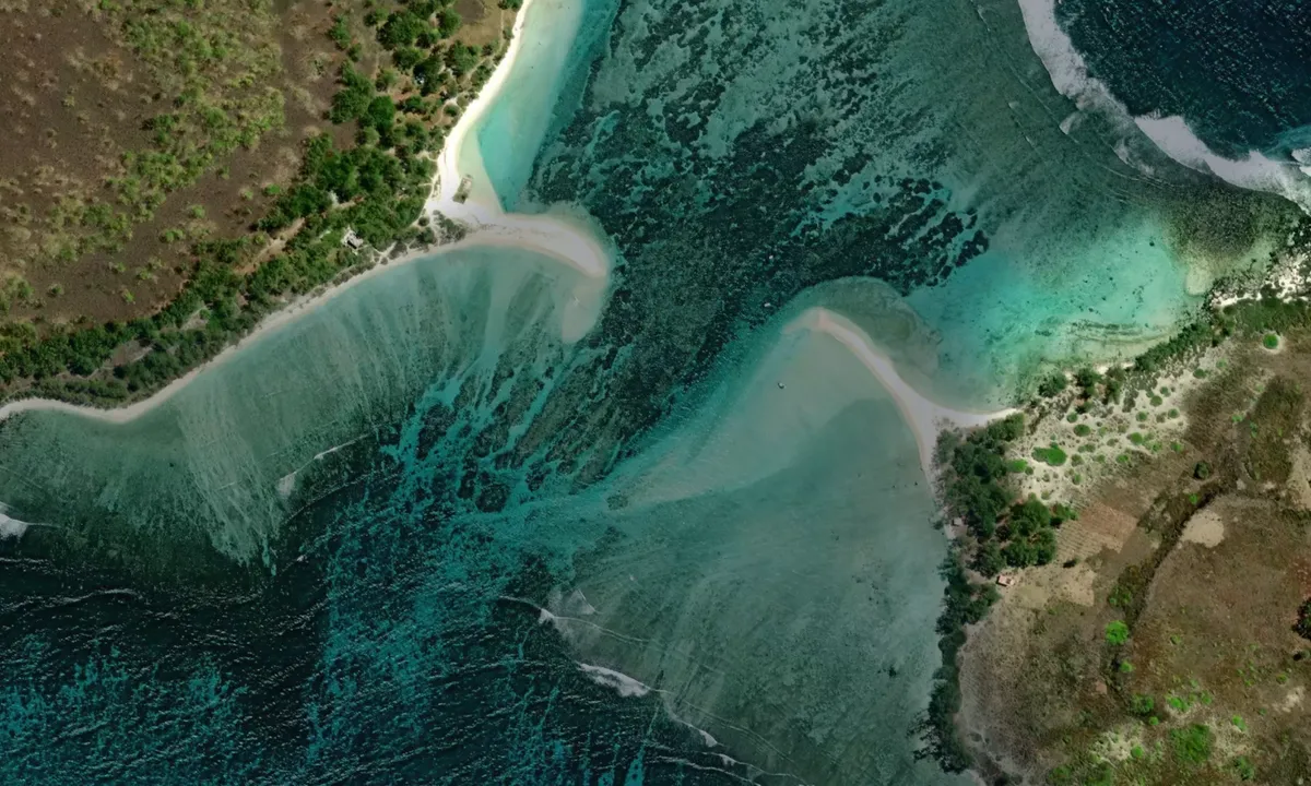 Flyfoto av île plate