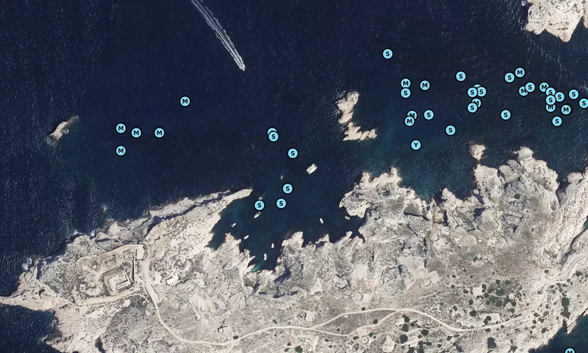 Satelite image of Îles du Frioul
