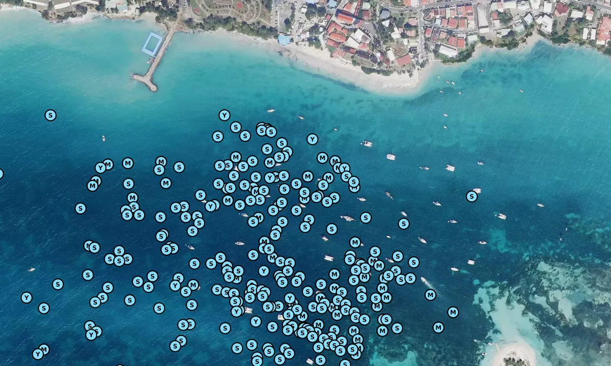 Satelite image of Ilet du Gosier