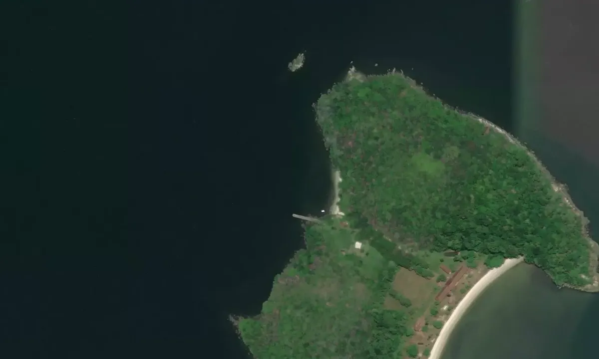 Satelite image of Ilha das Cobras