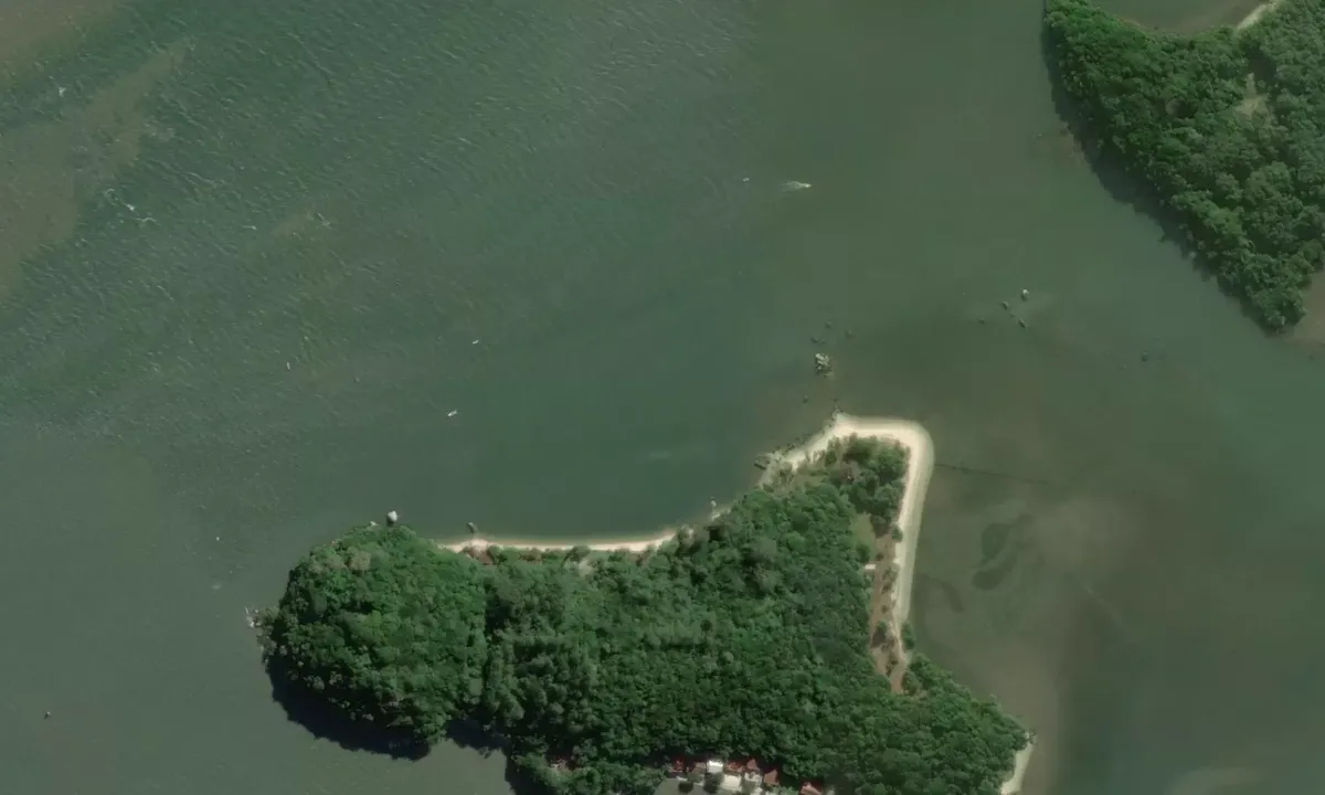 Satelite image of Ilha das Flores N