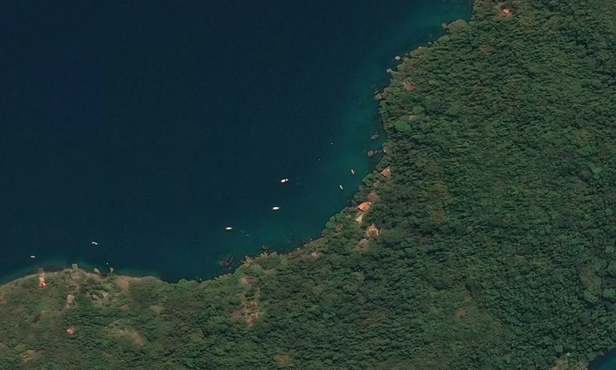 Satelite image of Ilha do Algodão - West