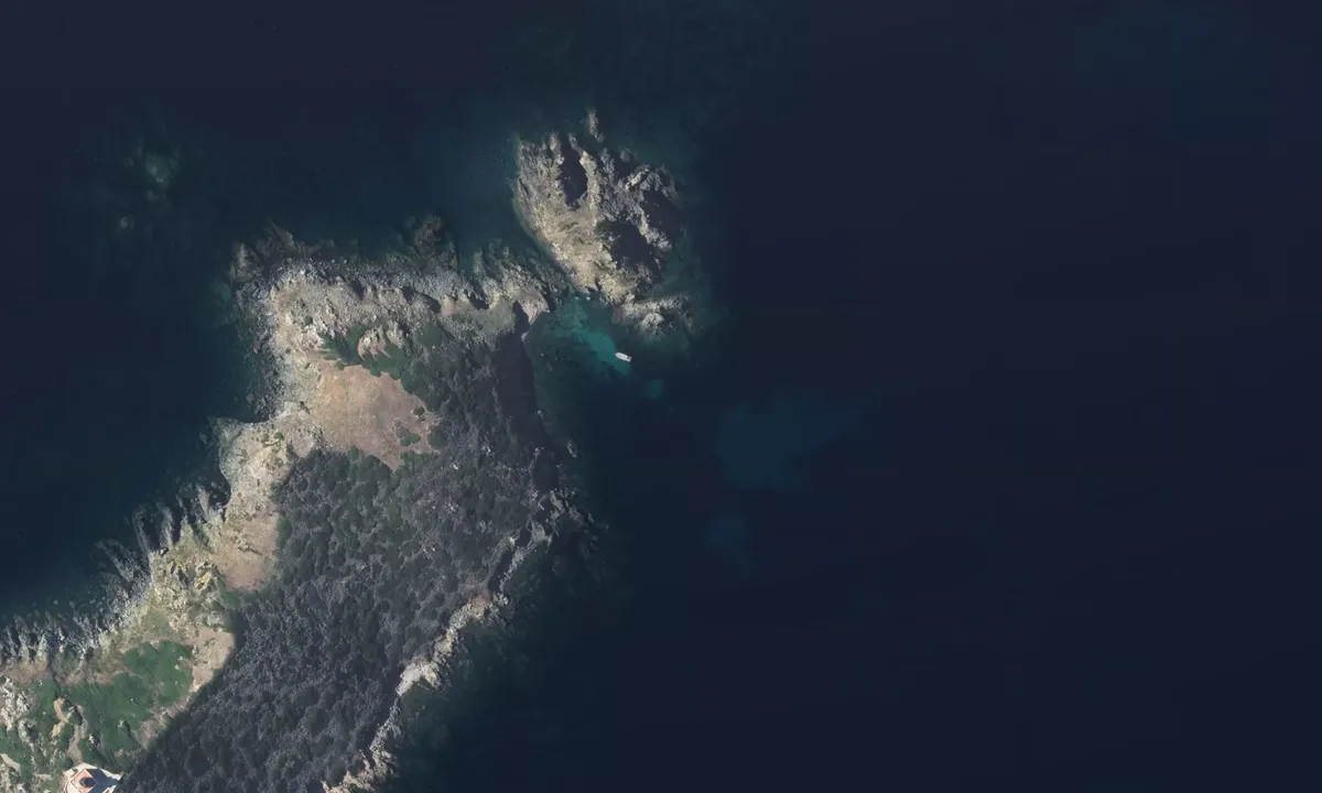 Flyfoto av Ilot de Cala d'Alga