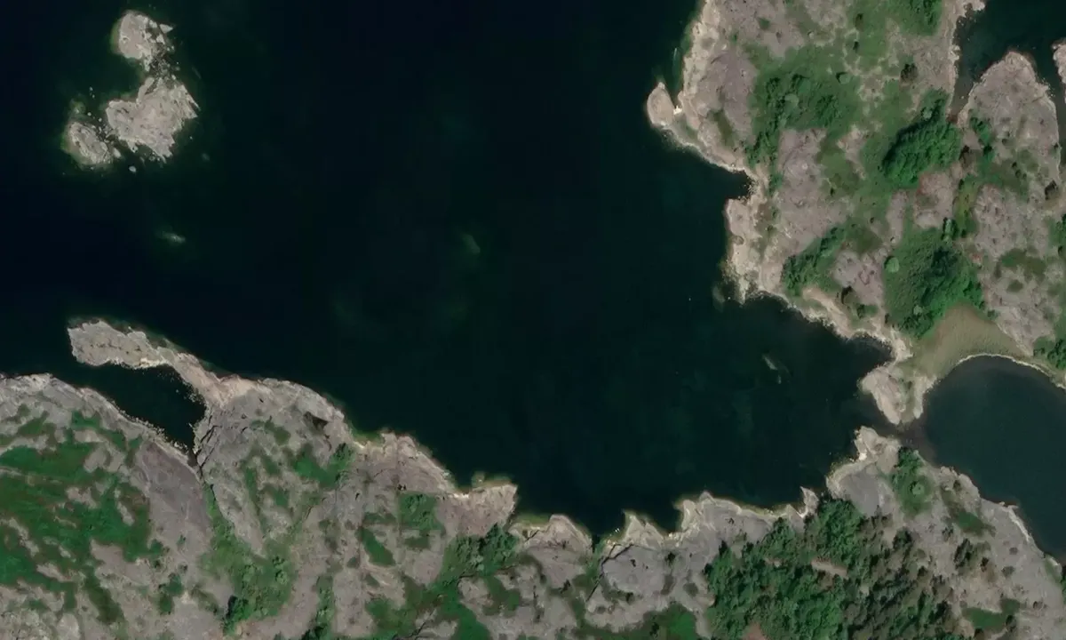 Satelite image of Immaskär