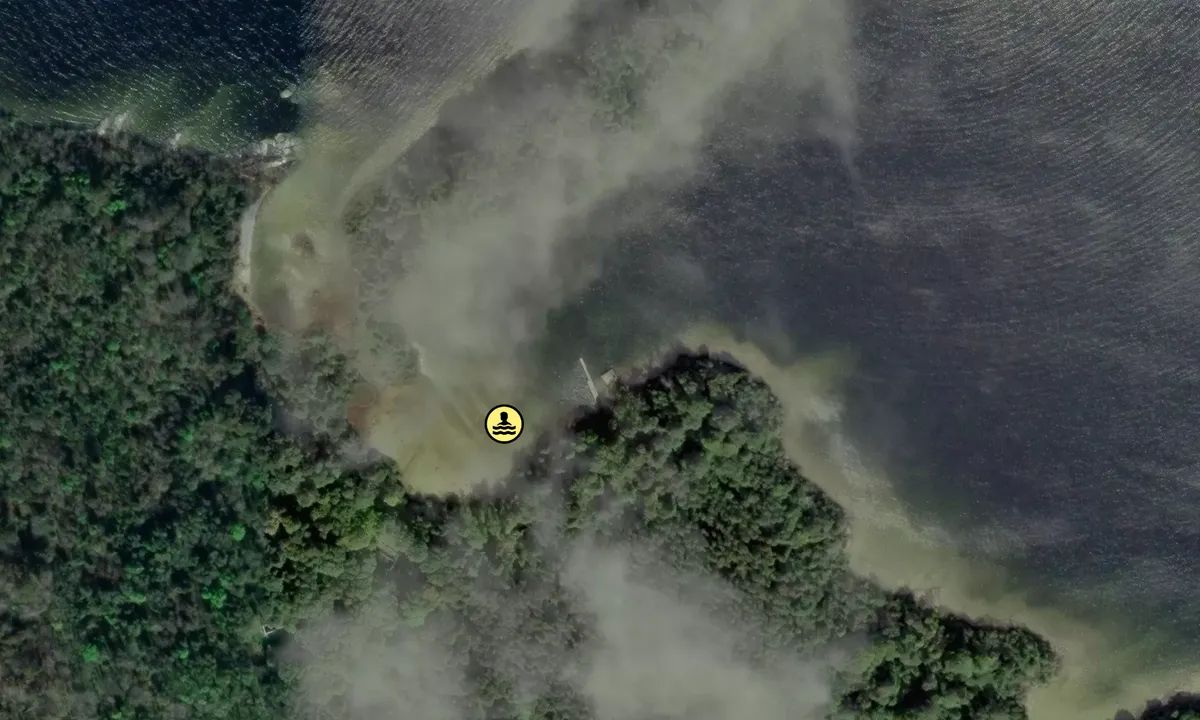 Satelite image of Inchagoill pier