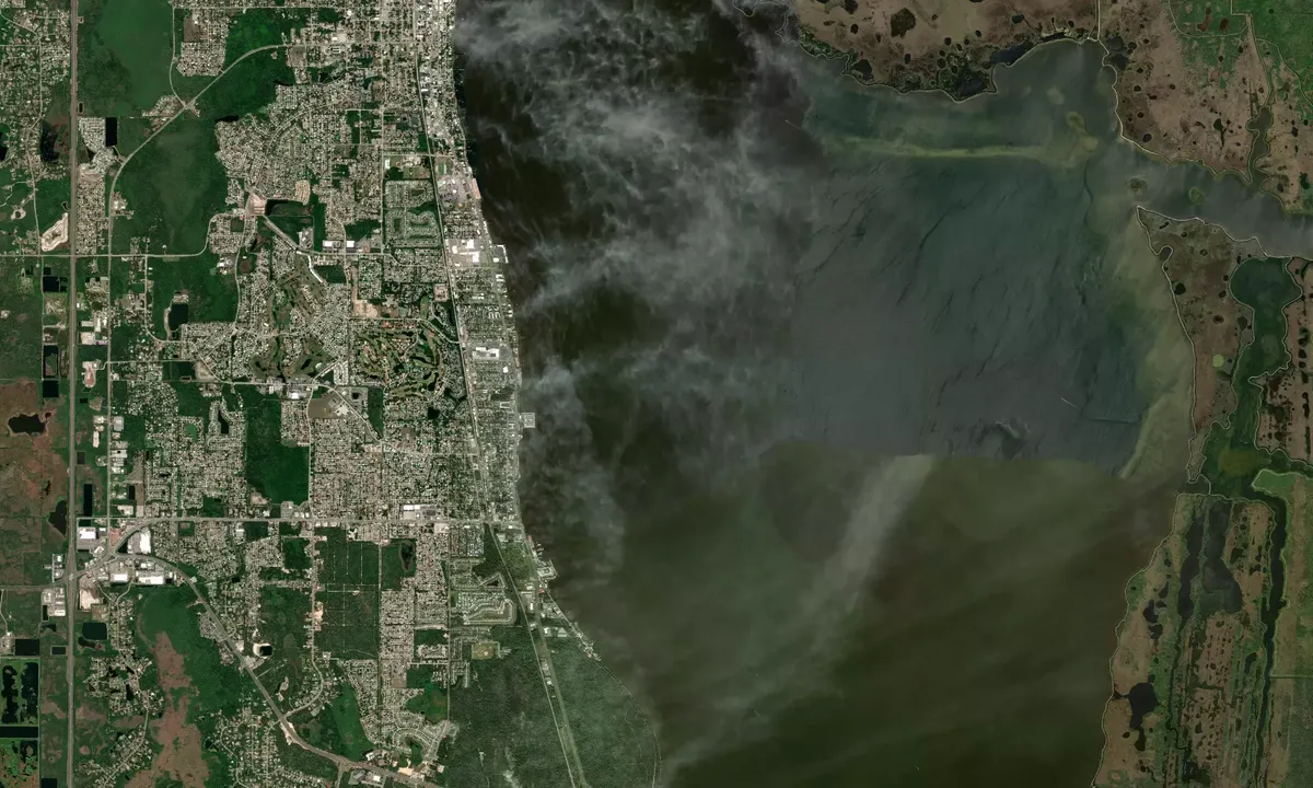 Flyfoto av Indian River City