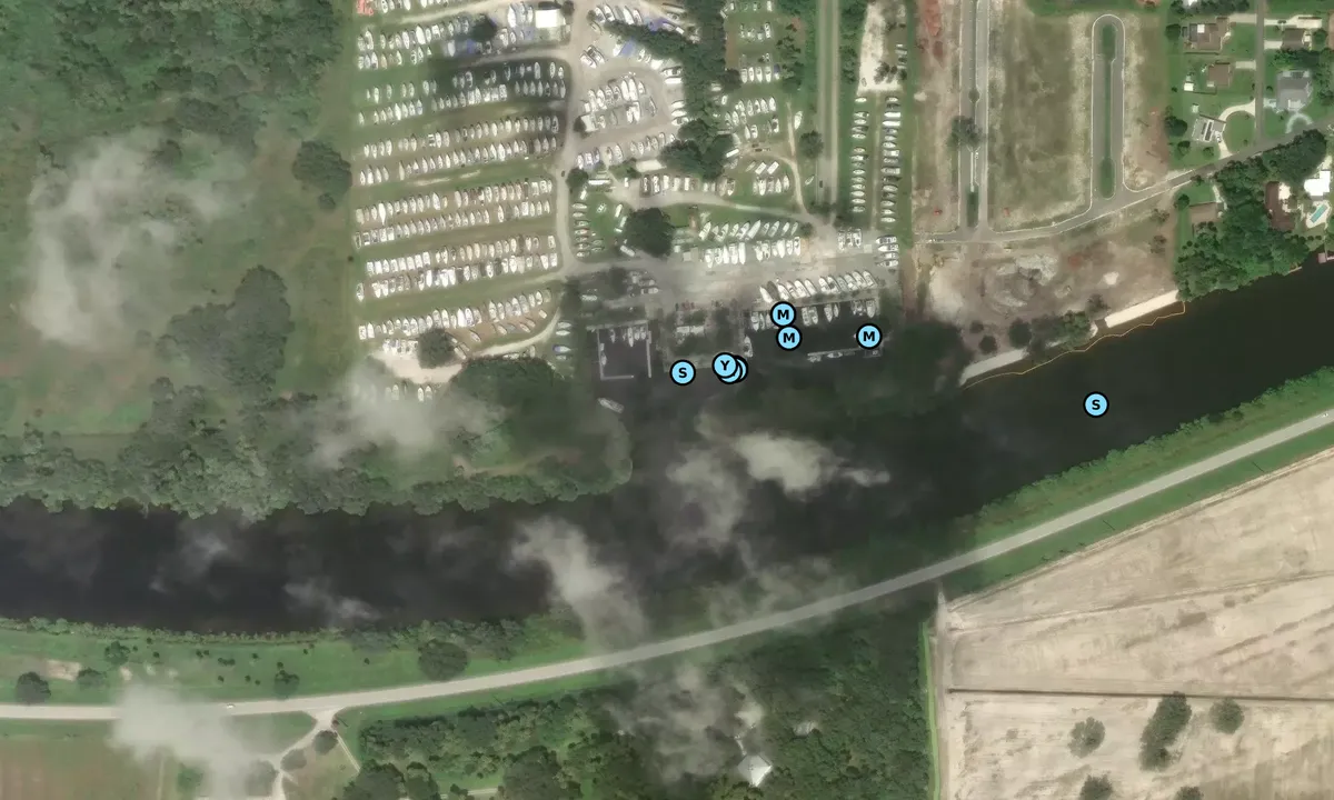 Satelite image of Indiantown Marina