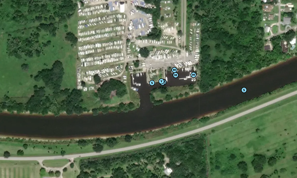 Satelite image of Indiantown Marina
