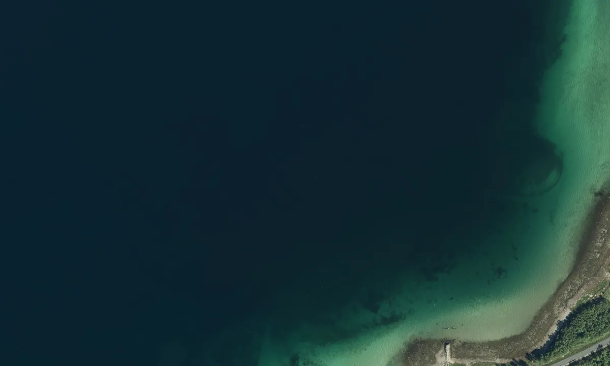 Flyfoto av Indre Eidepollen