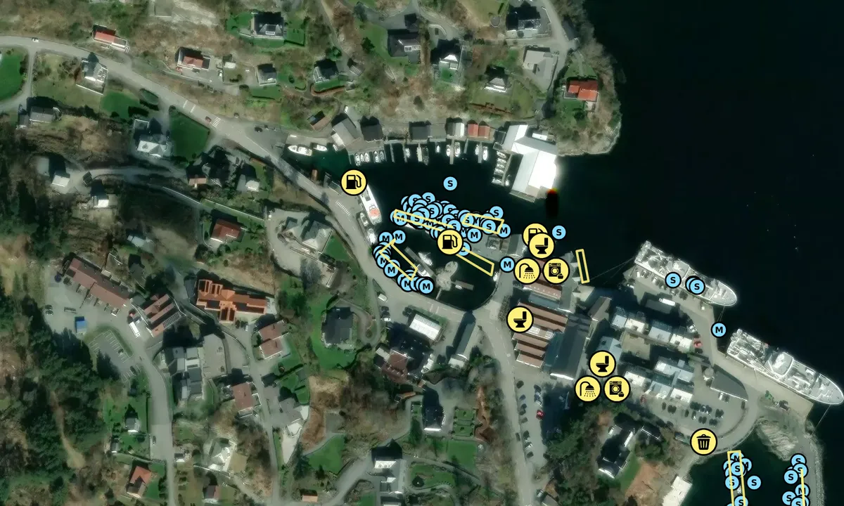 Satelite image of Indre Havn Bekkjarvik