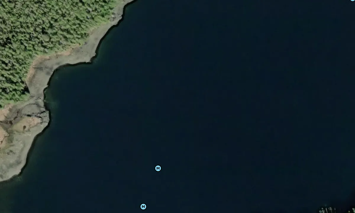 Satelite image of Ingraham Bay North Arm