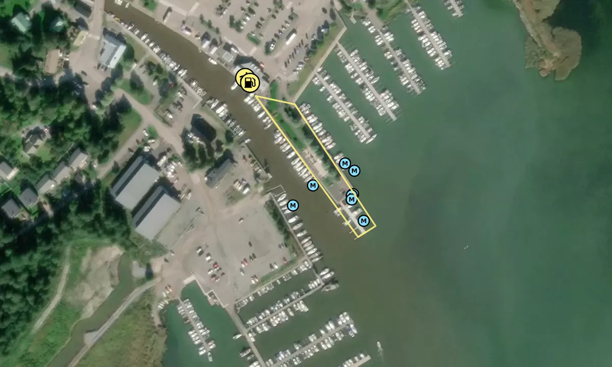 Satelite image of Inkoo Guest Harbour