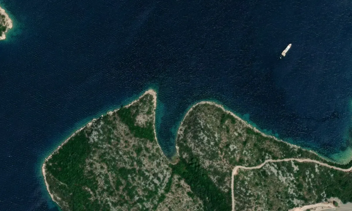 Flyfoto av Inlet E of Rt Gornji