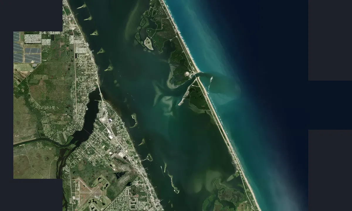 Flyfoto av Inlet Sand Bar