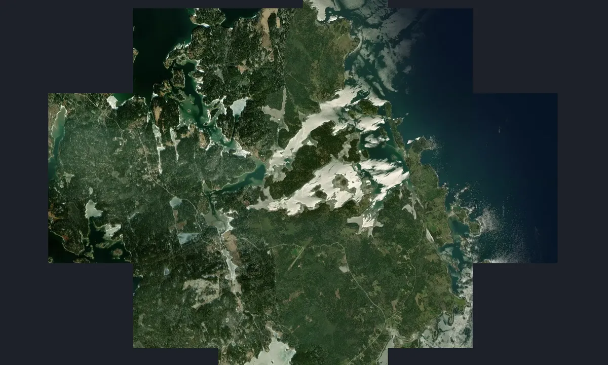 Flyfoto av Inner Inner Seal Bay