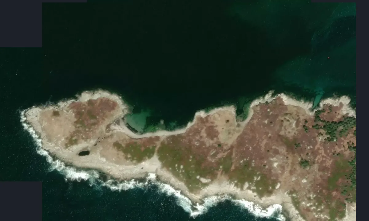Flyfoto av Inner Sambro Island