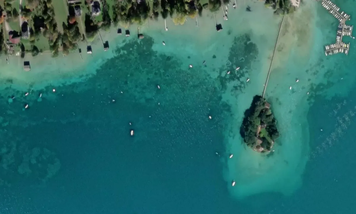 Satelite image of Insel Litzlberg