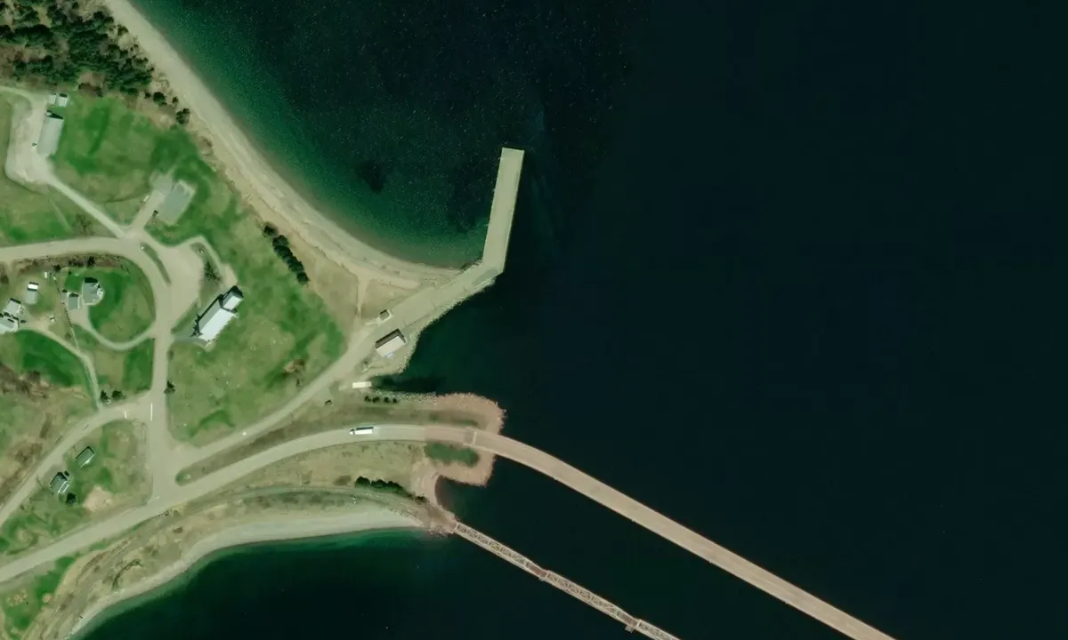 Satelite image of Iona Wharf