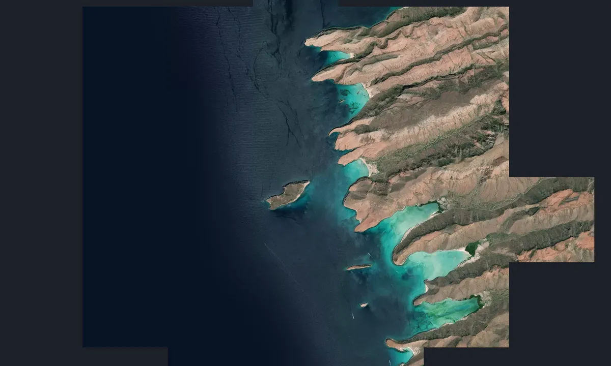 Flyfoto av Isla Ballena