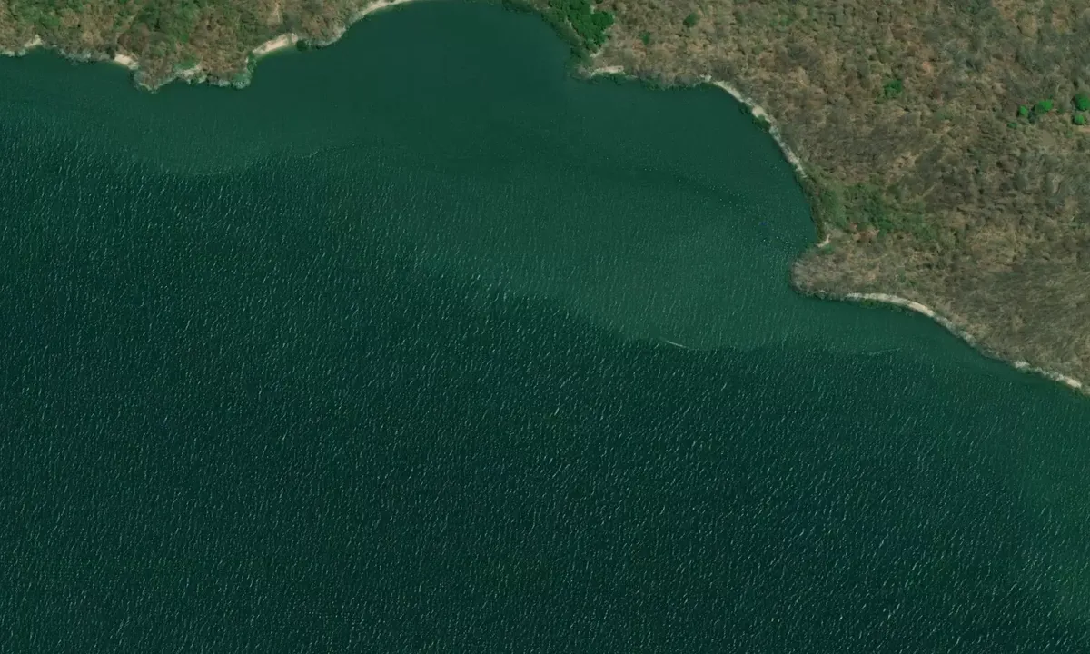 Satelite image of Isla Caballo
