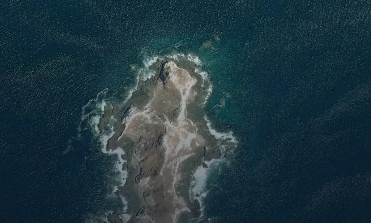 Satelite image of Isla cabo blanco