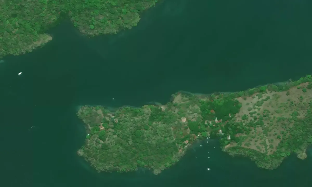 Satelite image of Isla Cedros and Jesusita
