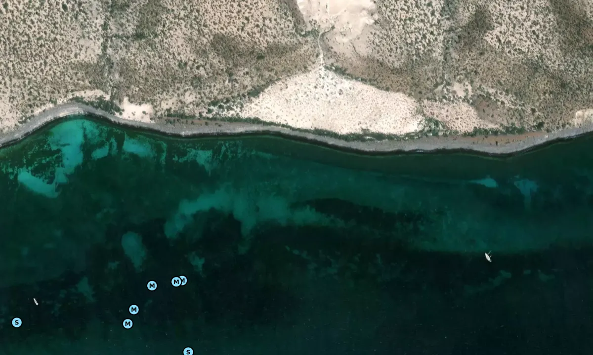 Satelite image of Isla Coronados - South