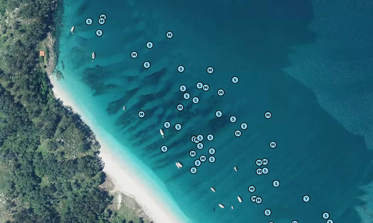 Satelite image of Isla de San Martiño