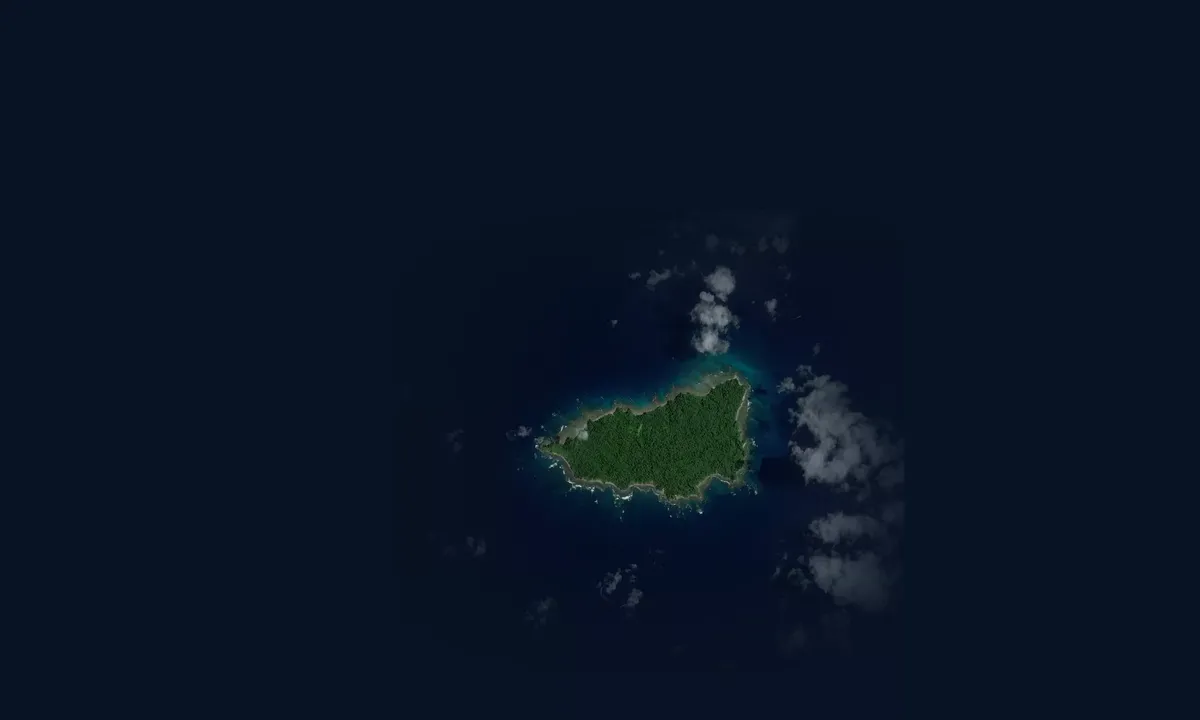 Flyfoto av Isla del Cano