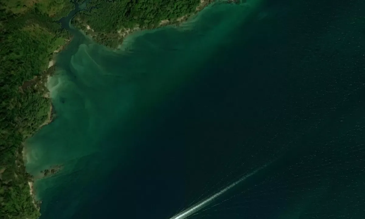 Satelite image of Isla La Mina