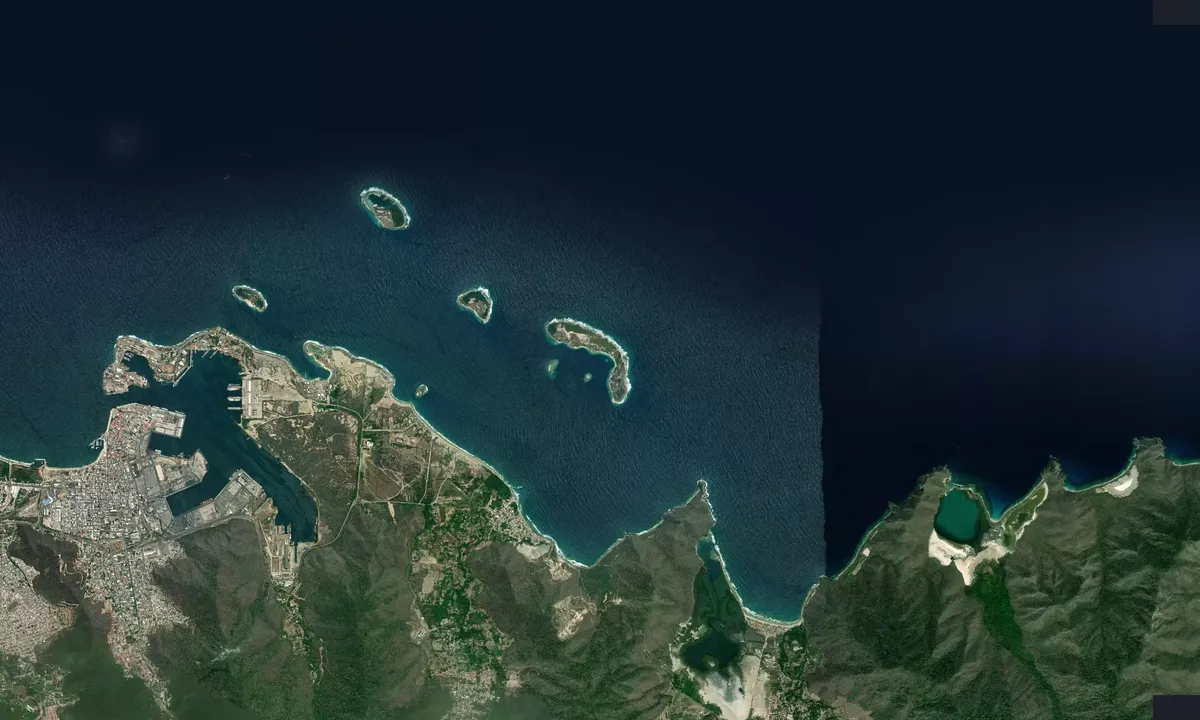 Flyfoto av Isla Larga