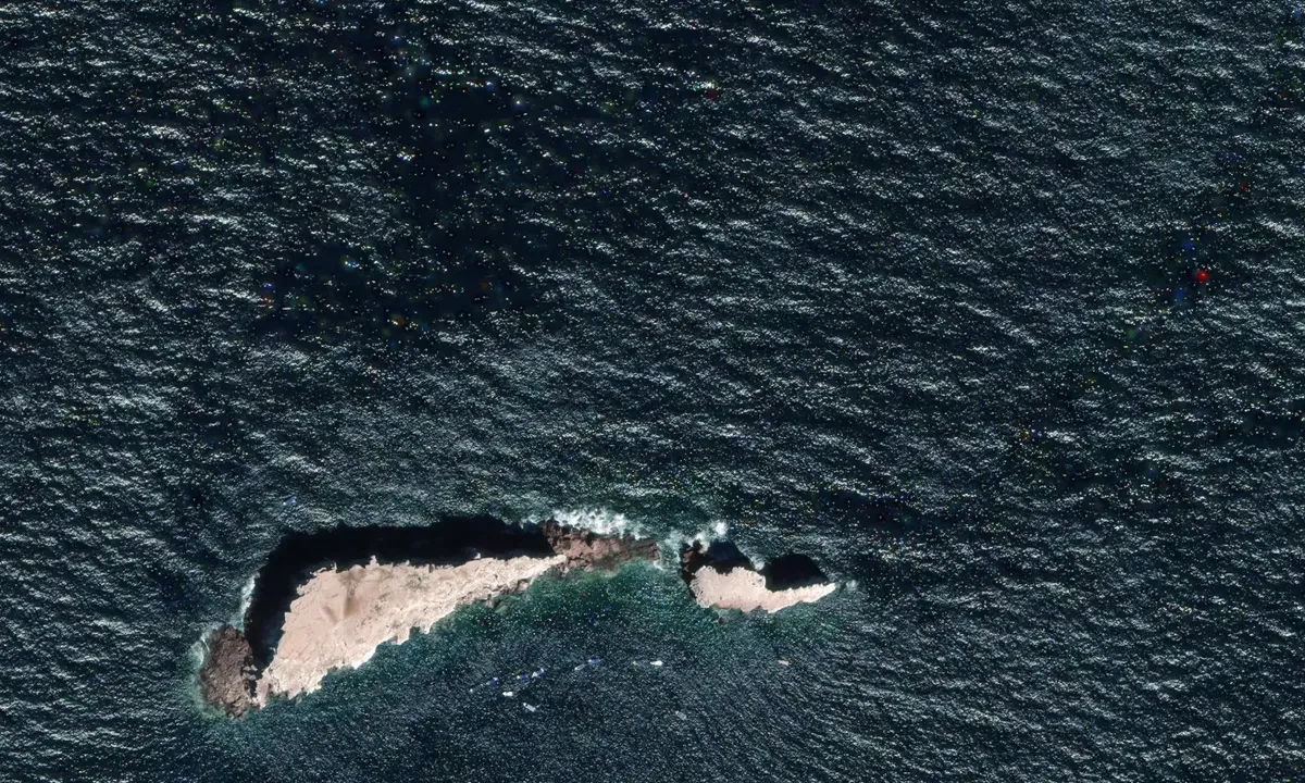 Satelite image of Isla Lobos