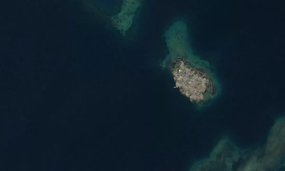 Satelite image of Isla Nellie