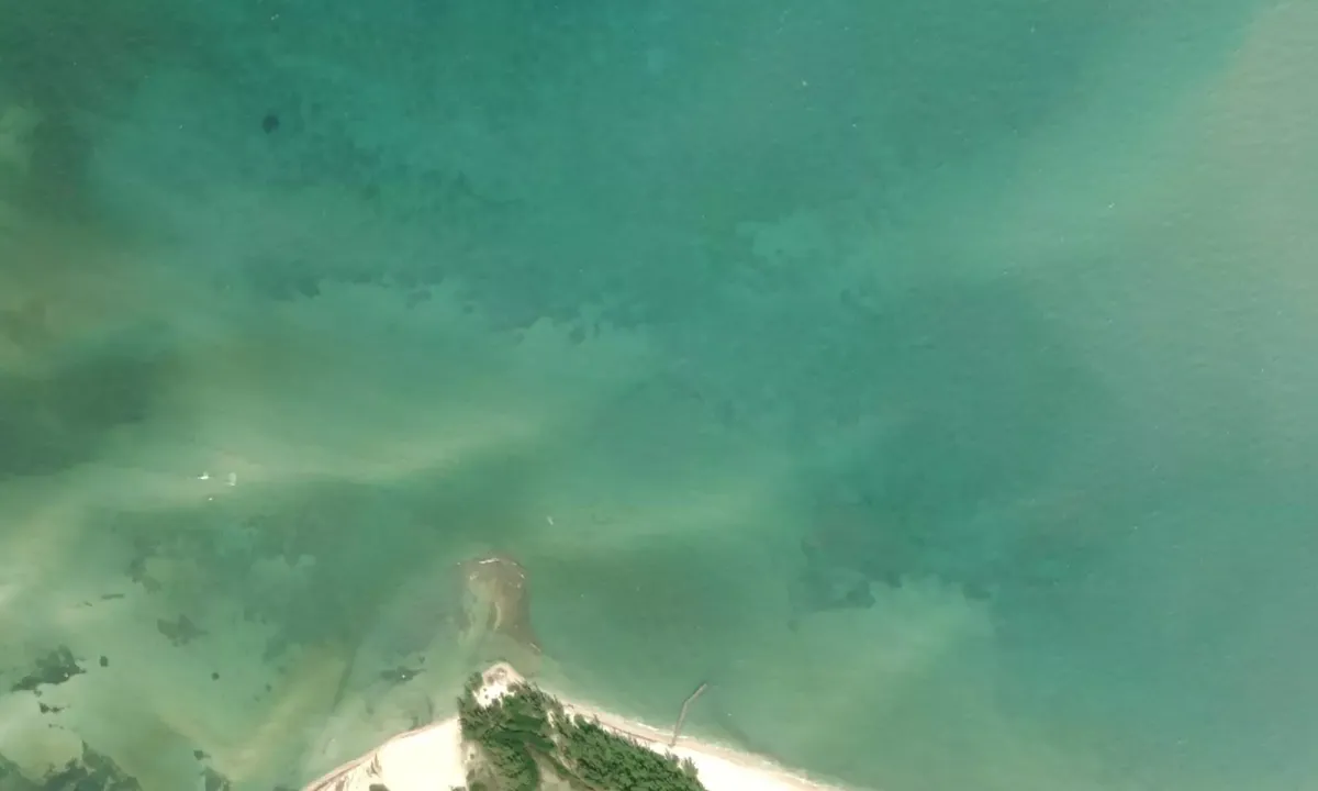 Flyfoto av Isla Pasion