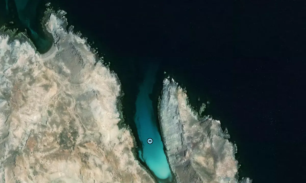 Satelite image of Isla Salsipuedes - North