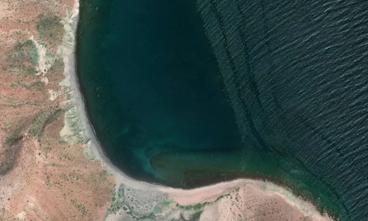 Satelite image of Isla San Francisco East